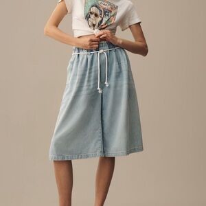 Women's Light Blue Denim Shorts